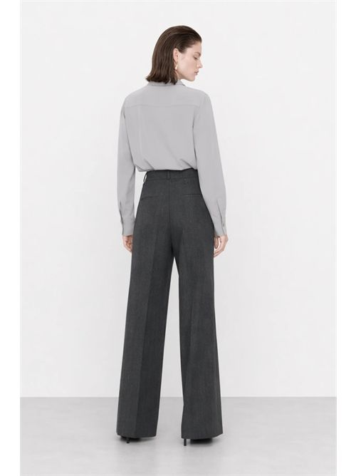 Pantaloni sartoriali da donna a vita alta e gamba larga KOCCA | EURIBIA/M9003